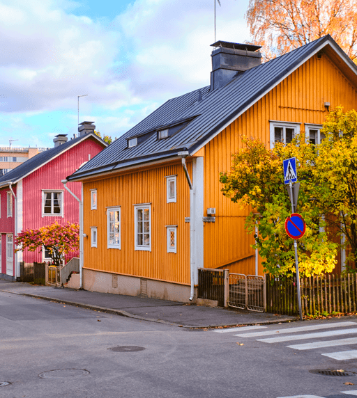 renkli evler
